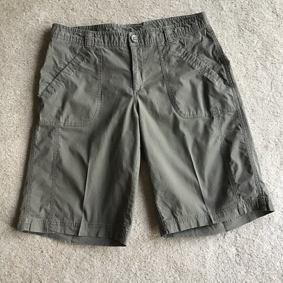 COLUMBIA SIZE 10 WALKING SHORTS TAUPE - Picture 1 of 6